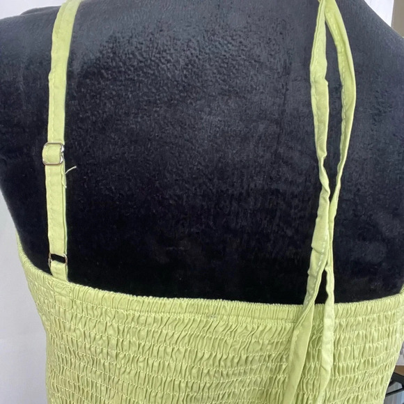 Lime green corset Halter top - Picture 4 of 6